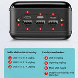 Powerbank 100 000 mAh för laptop, mobil och surfplatta