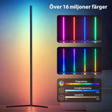 Hörnlampa RGB – golvlampa med fjärrkontroll