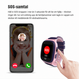 GPS-klocka barn 4G – vattentät smartklocka med SOS