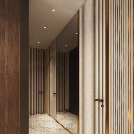 Dolda ramfria minimalistiska infällda justerbara spotlights för moderna utrymmen Carvallo