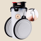 Carvallo PawSip 2-in-1 | För hundar | Med snackfack & återflödesfunktion | BPA-fri & läckagesäker Carvallo