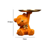 Bear Key Holder - Multifunktionell Geometrisk Björn Nyckelhållare och Skrivbordsdekoration Carvallo