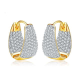 Huggie Hoop örhängen-Accessories-Hemnix-Två toner-Hemnix