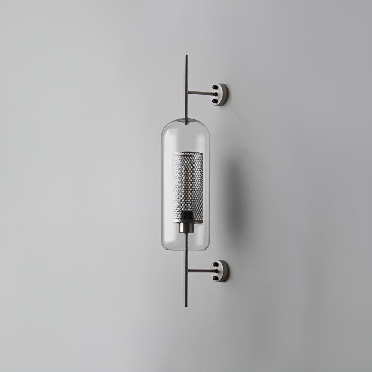 SleekGlass Lampa - Nordisk Elegant Glass Vägglampa för Modern Inredningsdesign Carvallo