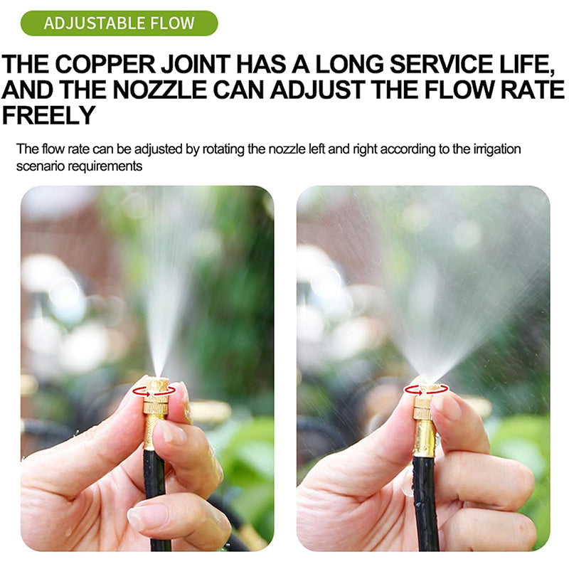 Droppbevattningskit med 360° flexibel slang Carvallo