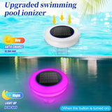 Solenergidriven pooljoniser med LED-lampa Carvallo