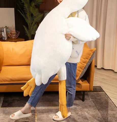 Plush Toy Goose Mjuk Bomull Kramkudde Carvallo
