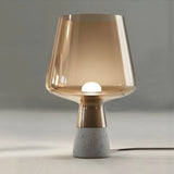 GlowSphere Bordslampa – Italiensk Glaskula Design Carvallo