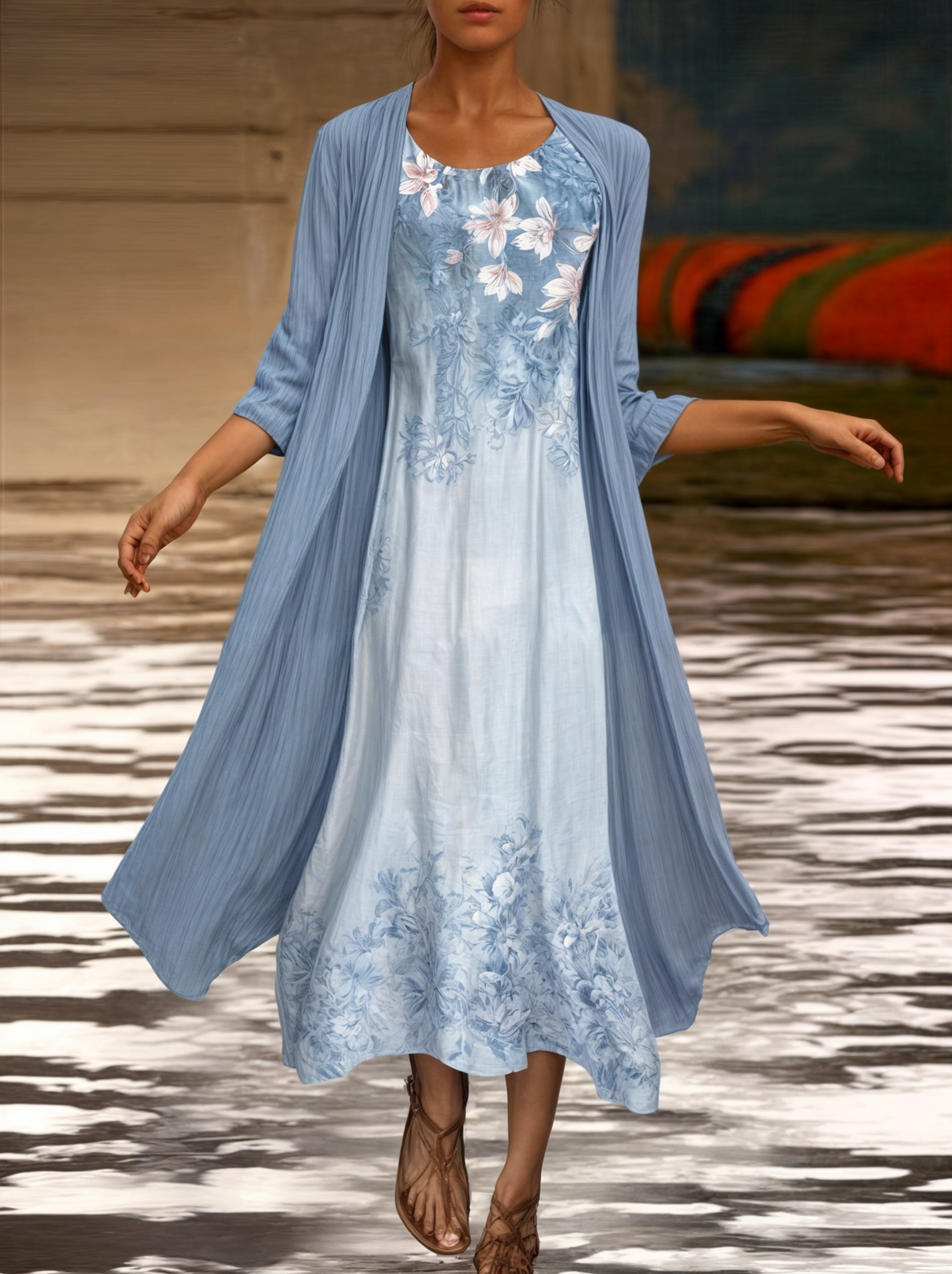 Våren Lady Klänning-Clothes for women-Hemnix-Bluestar-M-Hemnix