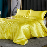 RoyalSilk Sängkläder - Lyxigt Satin Duvet Set (1 Påslakan + 1 Duvetörngott + 2 Örngott) Carvallo