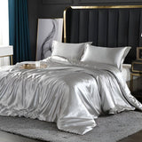 RoyalSilk Sängkläder - Lyxigt Satin Duvet Set (1 Påslakan + 1 Duvetörngott + 2 Örngott) Carvallo