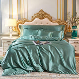 RoyalSilk Sängkläder - Lyxigt Satin Duvet Set (1 Påslakan + 1 Duvetörngott + 2 Örngott) Carvallo
