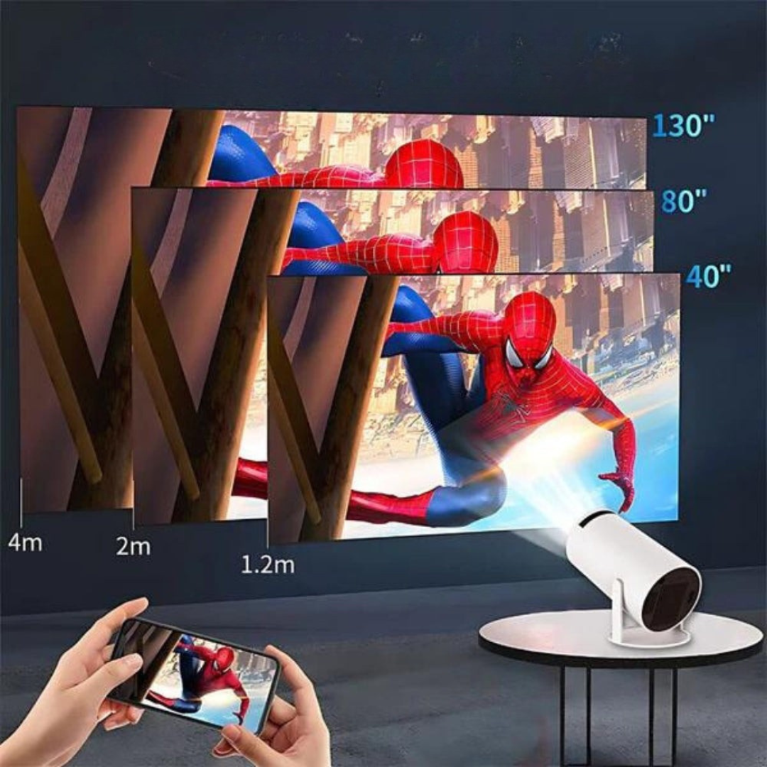 Hemprojektor med 4K-stöd och WiFi Carvallo