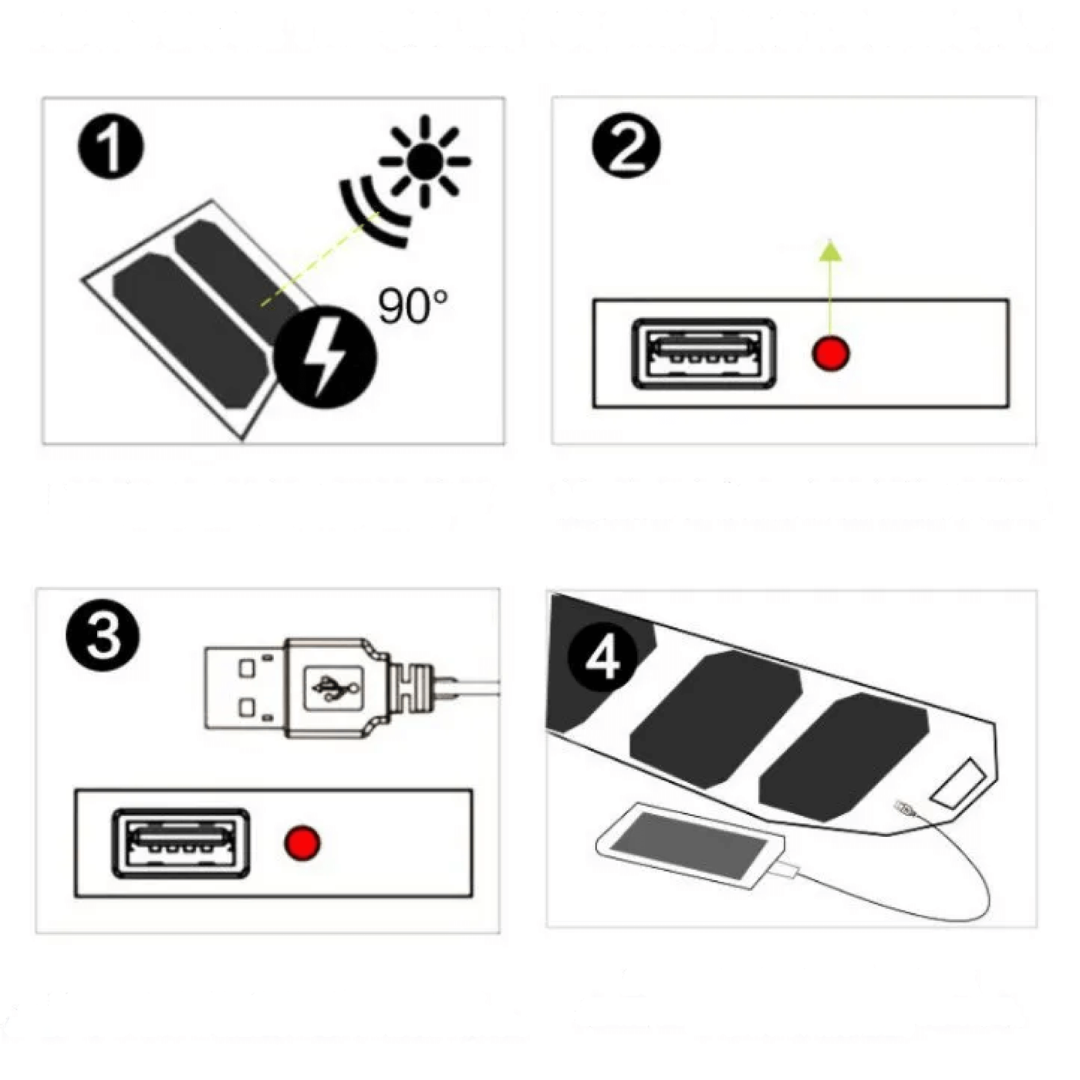 Solfjärrkontroll för vandring och camping Carvallo