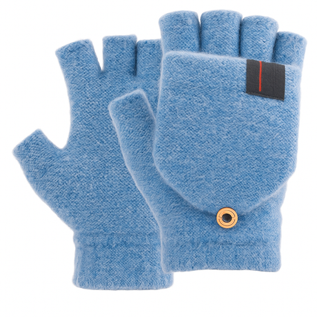 Uppvärmda vinter stickade fingervantar Carvallo