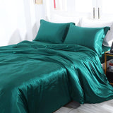 RoyalSilk Sängkläder - Lyxigt Satin Duvet Set (1 Påslakan + 1 Duvetörngott + 2 Örngott) Carvallo