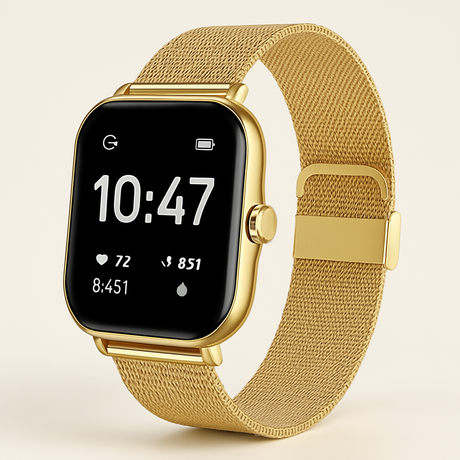 Smart klocka med meshband för kvinnor Carvallo