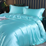 RoyalSilk Sängkläder - Lyxigt Satin Duvet Set (1 Påslakan + 1 Duvetörngott + 2 Örngott) Carvallo