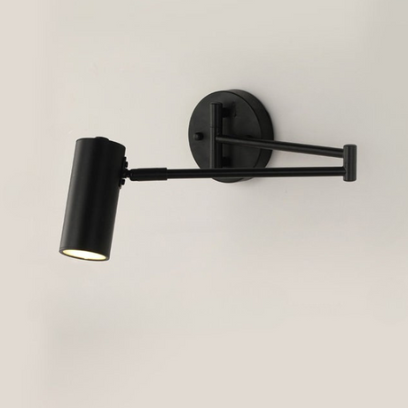 Vägglampa med metallskärm och svingarm Carvallo
