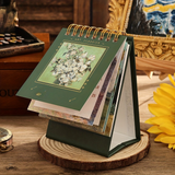 Skrivbordskalender med klassisk konstdesign Carvallo