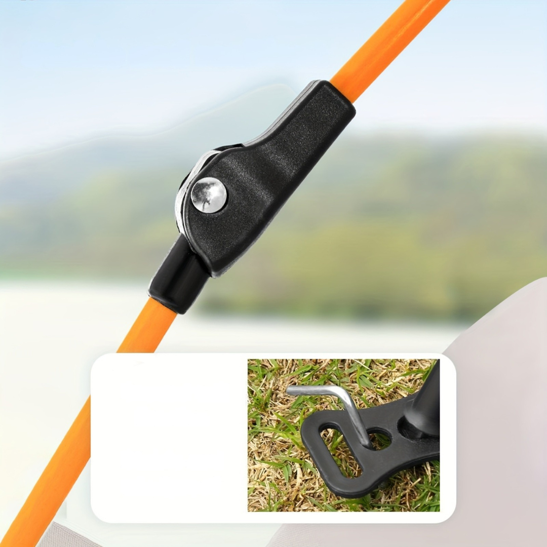 Campingtält med meshventilation och solskydd Carvallo