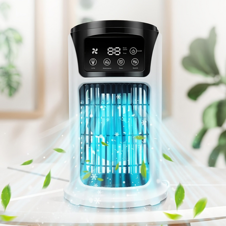 Bärbar Luftkylare Luftfuktare Fläkt USB Vit Carvallo