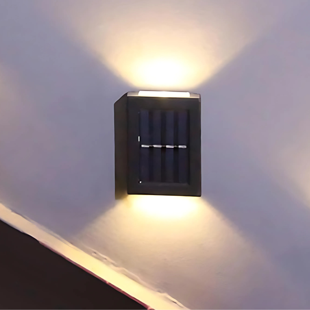 Solenergi Vägglampor Utomhus Vattentät LED Lampa Carvallo