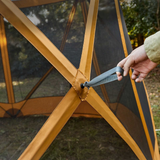 Pop Up Gazebo med UV Nät VÄGGAR Carvallo