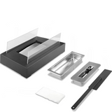 Bärbar Metall Bordskiva Utomhus Eldstad Carvallo