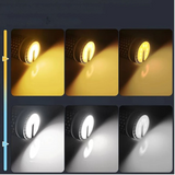 Campinglampa med stativ uppladdningsbar LED-ljus Carvallo