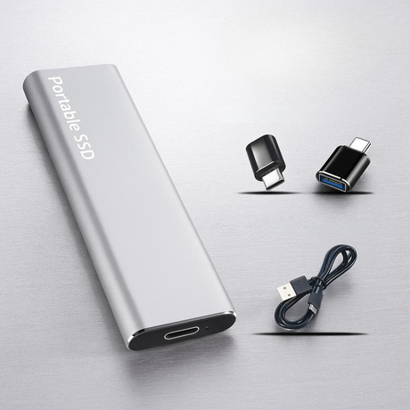 Bärbar SSD med USB-C Snabb Dataöverföring Carvallo