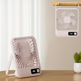 Portabel USB-uppladdningsbar bordsvifte Carvallo