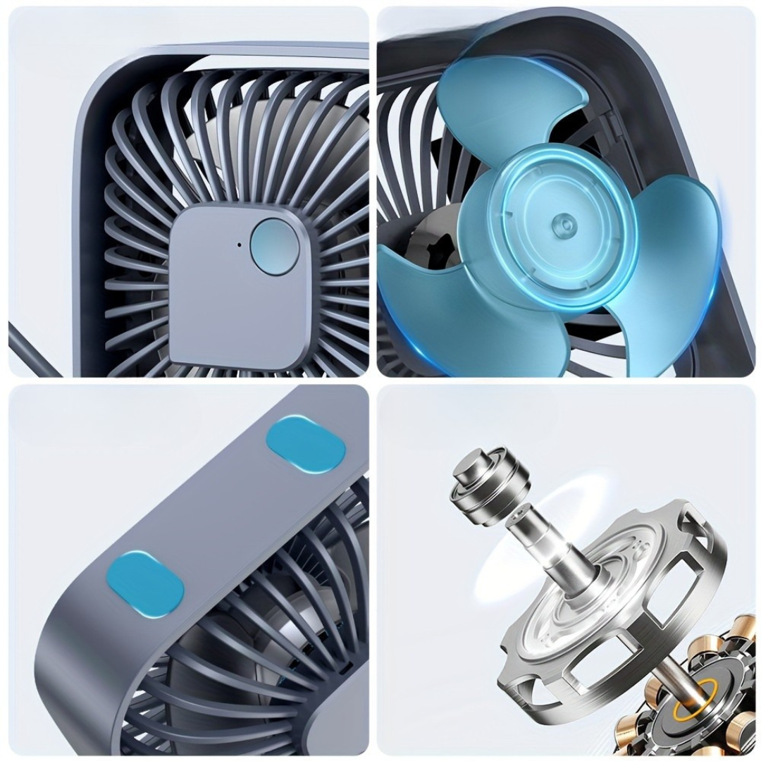 Skrivbordsvifte USB-drivet tyst bordsvifte Carvallo