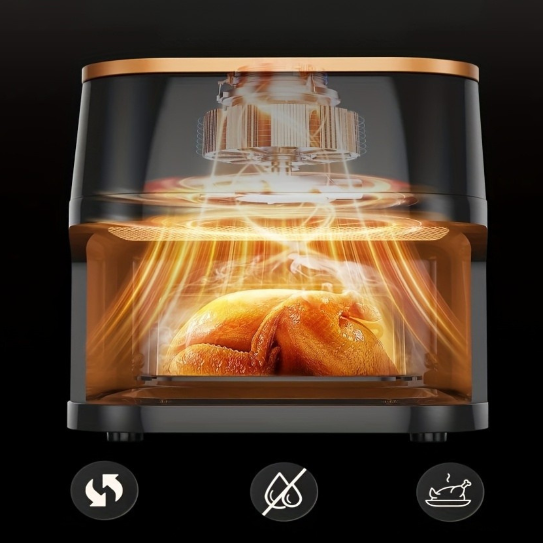 Stort Digitalt Rostfritt Stål Air Fryer Ugn Carvallo