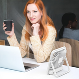 Portabel USB-uppladdningsbar bordsvifte Carvallo