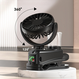 Bärbar USB Skrivbordsvifta Luftfuktare Uppladdningsbar Carvallo