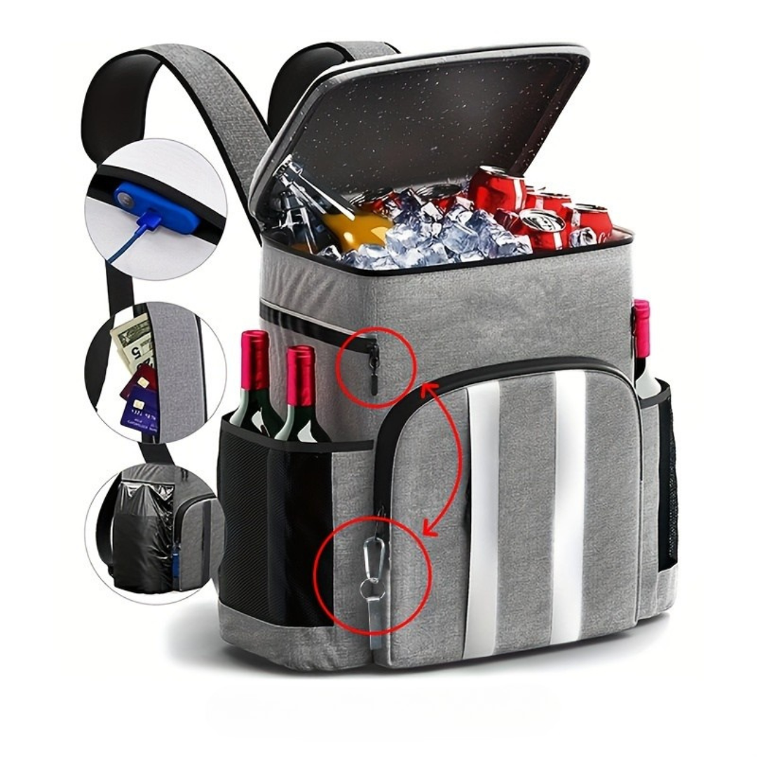 Cooler Ryggsäck Läckagesäker Isolerad Resväska Carvallo