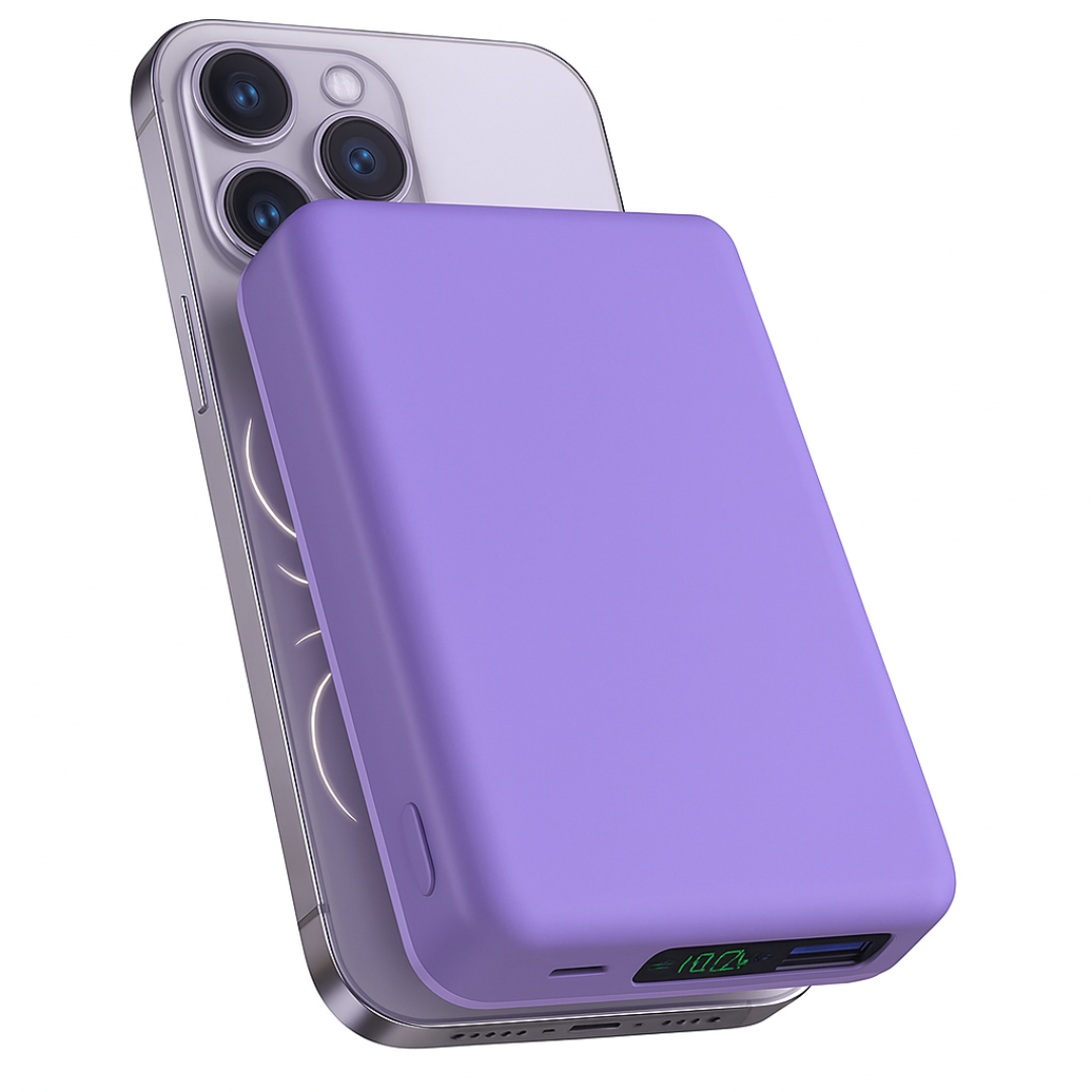 Trådlös laddare powerbank med magnetisk design Carvallo