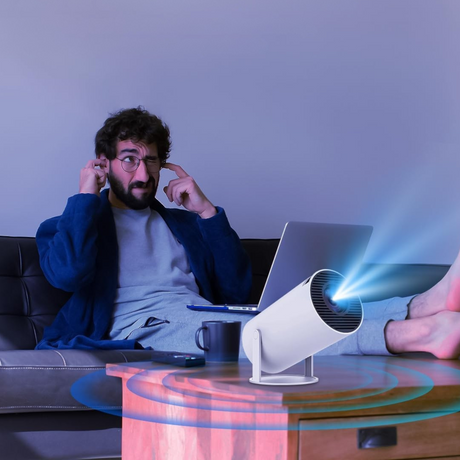 Hemmakino Bärbar Projektor med Android Carvallo