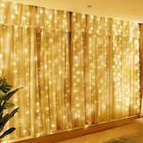 Fairy Curtain Lights USB Fjärrkontroll Varm Vit Carvallo