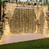 Fairy Lights Gardin Varmvit LED USB Set Carvallo