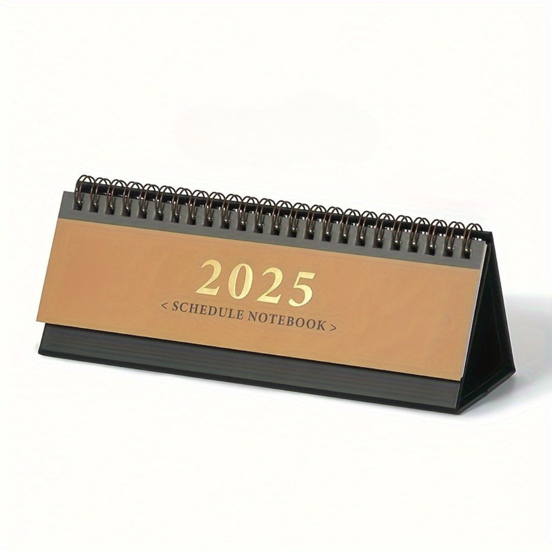 Skrivbordskalender med daglig planerare-layout Carvallo