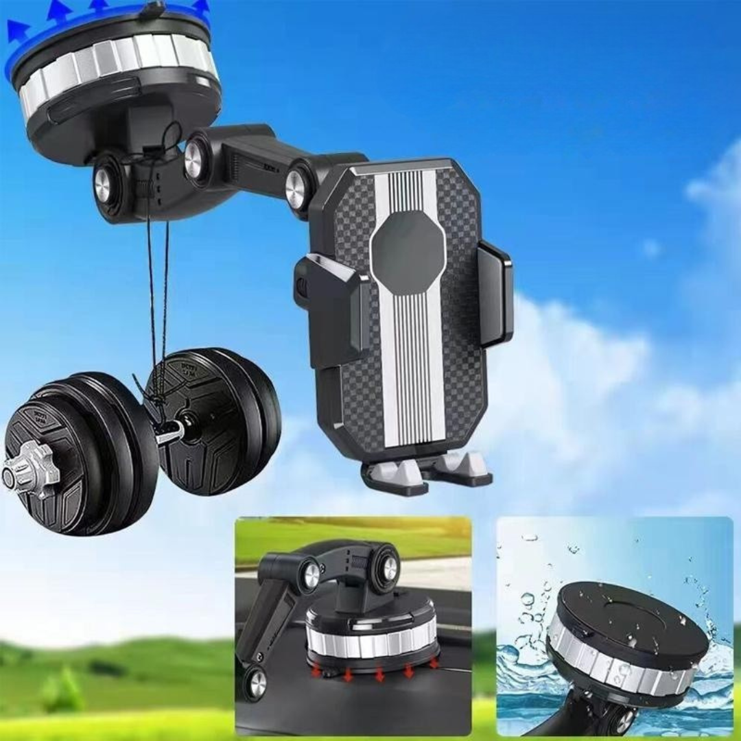 Telefonhållare för bil med stark sugkoppsfäste Carvallo