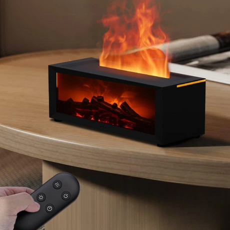 Luftrenare med flammande effekt och aromdiffusor Carvallo