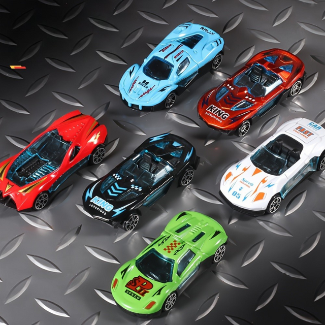 Leksaksbil Utlösare Set Manuell Racing Bana Carvallo