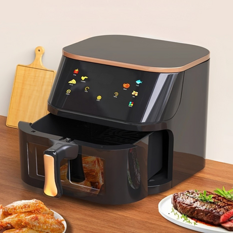 Stort Digitalt Rostfritt Stål Air Fryer Ugn Carvallo
