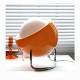 Glasbordslampa med retro nordisk design Carvallo