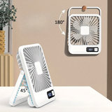 Portabel USB-uppladdningsbar bordsvifte Carvallo