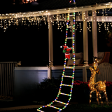 Julbelysning Klättrande Santa Stege Display Carvallo