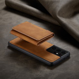 Telefonfodral med läderkortplåtsöverdrag Carvallo